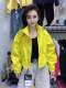 European goods 2025 spring and autumn new style stand-up collar zipper jacket short coat women's short jacket loose and versatile