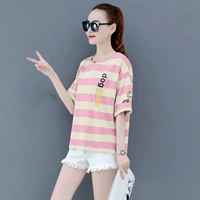 Розовая абрикосовая полоса