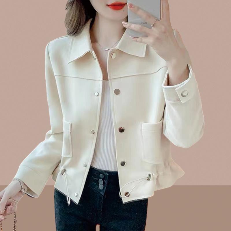 Chanel-Style Jacket for Women 2026 Spring and Autumn New Popular Short Trench Coat for Petite Women Casual Jacket Top
