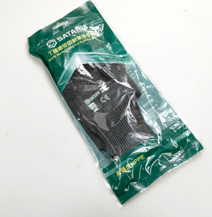 Shida Nitrile Scrub Anti-Cutting Palm Dip Gloves SF0713A SF0714A