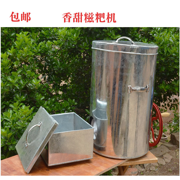 Big bucket hand-cranked sweet glutinous rice cake machine