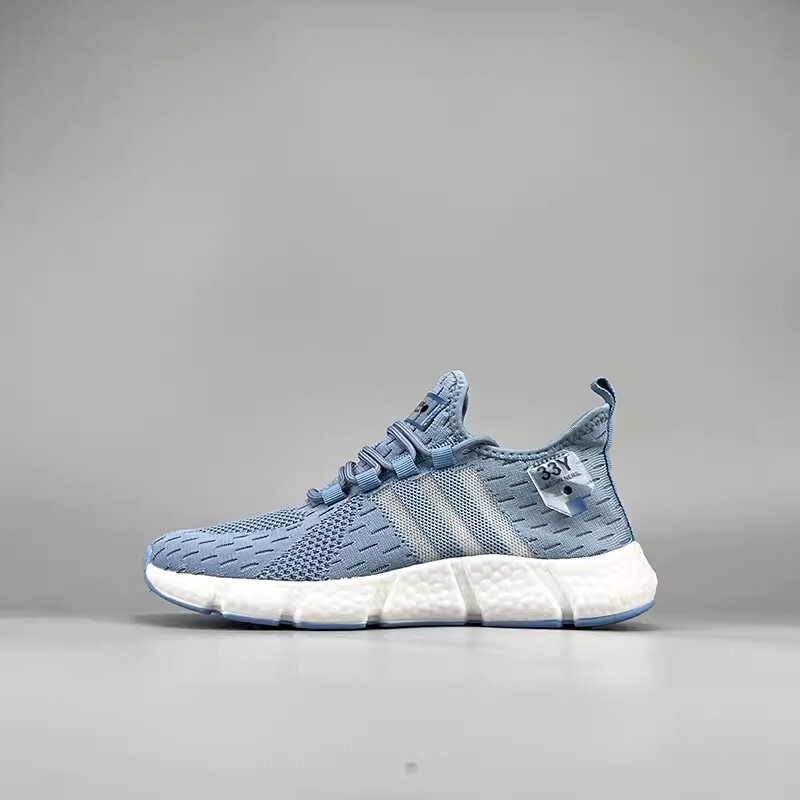 Lightweight Foreign Trade Popcorn-Style Breathable Casual Mesh Shoes for Men and Women, High-Elastic Shock-Absorbing Soft-Soled Couple's Running Shoes, Sports Shoes