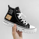 Men's shoes 2024 spring versatile men's heightened summer trendy cloth shoes casual sports breathable high-top canvas shoes