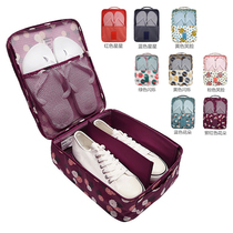 Thickened travel shoe bag portable storage bag shoe bag 3 shoes box outdoor carrying shoes finishing storage bag