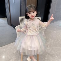 Bellanson Horse girl Han clothes summer dress 2022 new superfairy ancient dress dress children Chinese wind improvement qipao