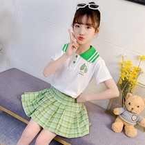 Bellanson Horse Children Jk Uniform Girl Suit Short Sleeve Polo Shirt Summer College Wind Kids Summer Fashion 20