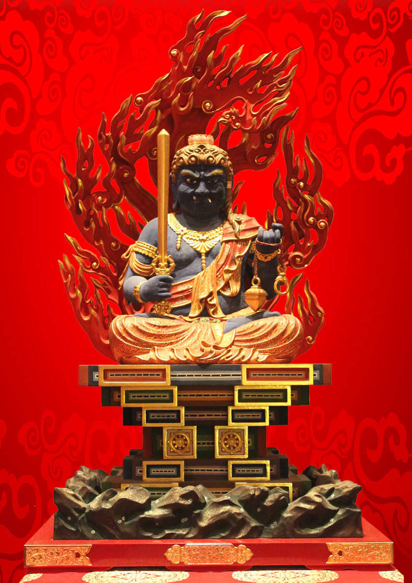 佛教掛畫開光轉運結緣佛菩薩畫像密宗不動明王佛像畫開光不動尊大明王畫像佛卡照片 露天拍賣