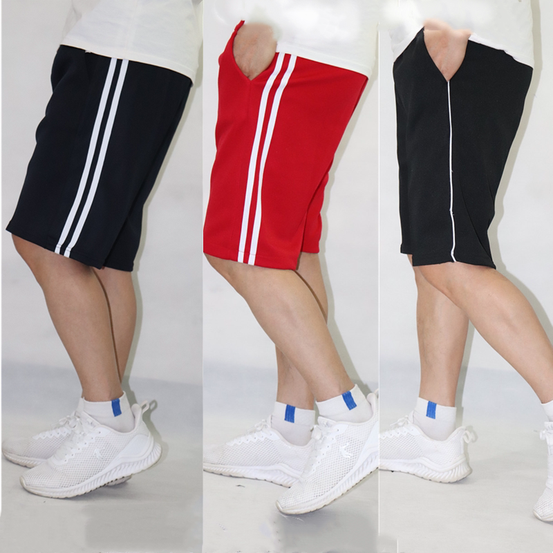 Red Five-Point Shorts for Boys and Girls, School Uniform Pants, Running Sports Shorts, Thin Style, Junior High School and Elementary School Students' School Pants, Blue Summer