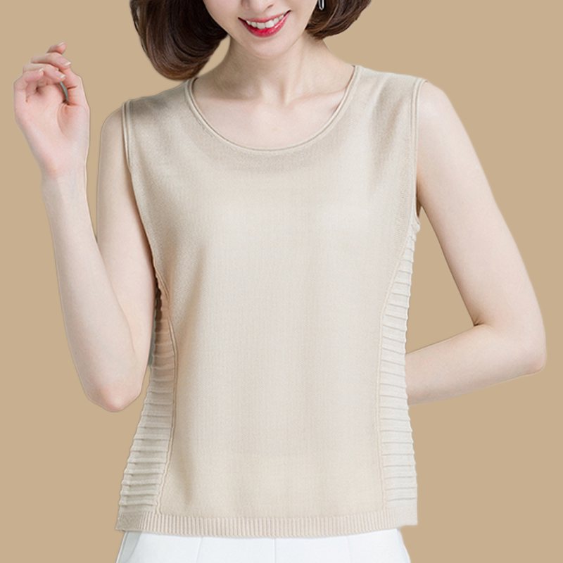 High-End Brand Silk Mulberry Silk Camisole for Women, Sleeveless Suit Inner Layer, Tencel Knit Top, Base Layer Shirt High-End Brand Silk Mulberry Silk Camisole for Women, Sleeveless Suit Inner Layer, Tencel Knit Top, Base Layer Shirt
