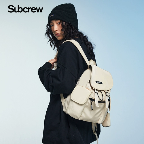 Subcrew Маленькая сумка через плечо для отдыха, водоотталкивающий школьный рюкзак для путешествий