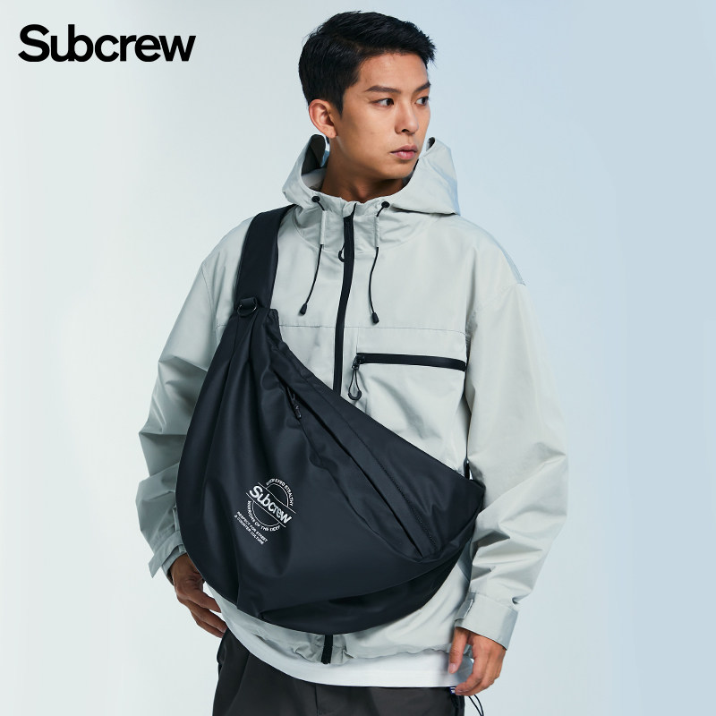 Subcrew Tide Cards Large Capacity Commuter Skew Satchel Small Crowdleisure Sports Fitness Single Shoulder Bag Bow and Arrow Package Men and Women-Taobao
