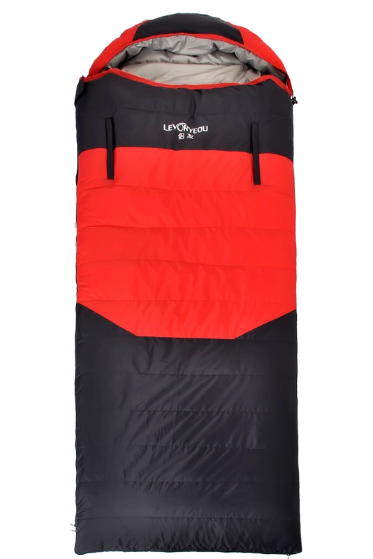 Xuống túi ngủ người lớn mùa đông dày người lớn ngoài trời trong nhà cắm trại siêu nhẹ vịt xuống âm 30 độ 20 bảo vệ lạnh 10 - Túi ngủ