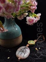 Nordic Luen Pattern Ornaments Peach Blossom Jade Custom section RUEN such as Neisiluenstone Energy