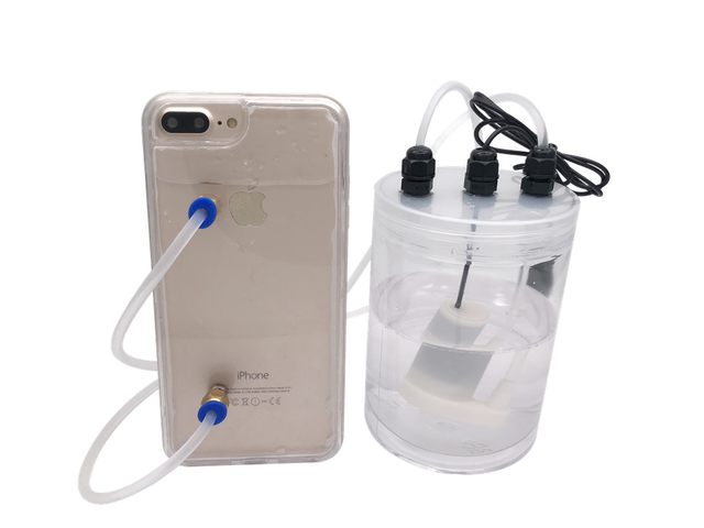 Mobile phone radiator water-cooled liquid-cooled Apple Xiaomi anchor live broadcast special cooling artifact silent with bracket Huawei