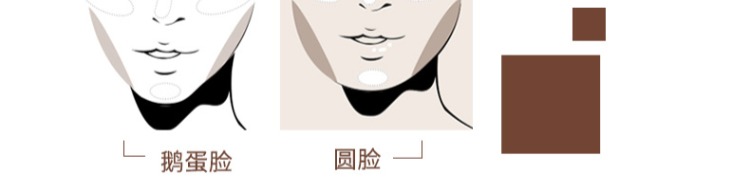 Spenny / Shi Pei Ni Gaoguang bóng kết hợp hai màu che khuyết điểm khả năng sửa chữa phấn bột V-face bóng bóng phấn sáng highlight 3ce