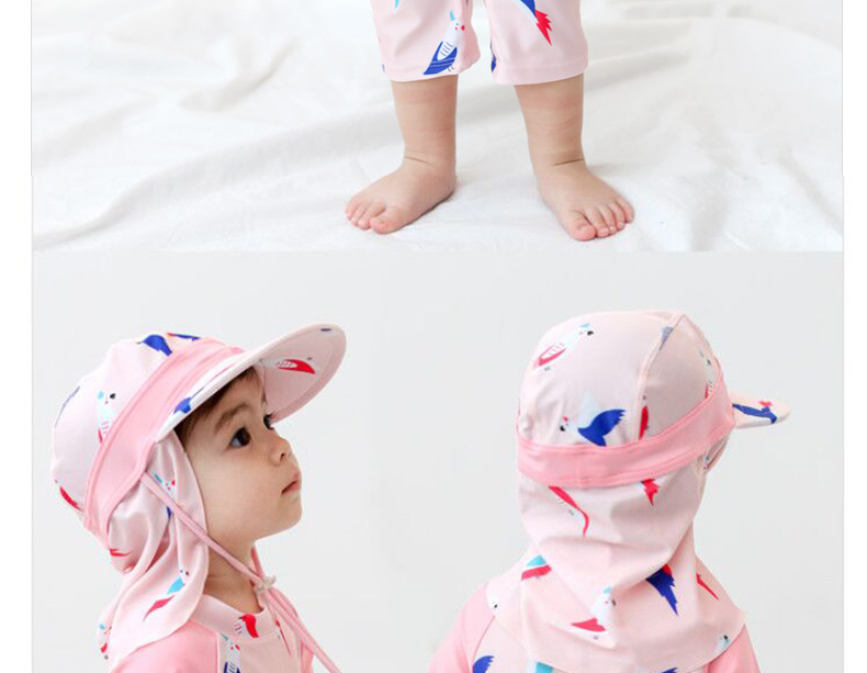 Đồ bơi trẻ em một mảnh Áo tắm cho bé gái dài tay áo chống nắng Đồ bơi cho bé sơ sinh 0-1-2-3-4-6 tuổi - Bộ đồ bơi của Kid áo bơi cho bé