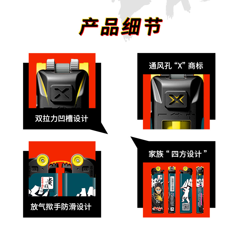 Cao quý đá lửa nhẹ hơn mài thời trang Hip Hop Tide Men Sáng tạo cá tính Gas Pulley hợp thời trang Lửa mát - Bật lửa bật lửa đẹp giá rẻ