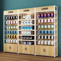 Mobile phone accessories display rack convenience store snack pendant display cabinet supermarket adhesive hook multi-layer jewelry shelf rack