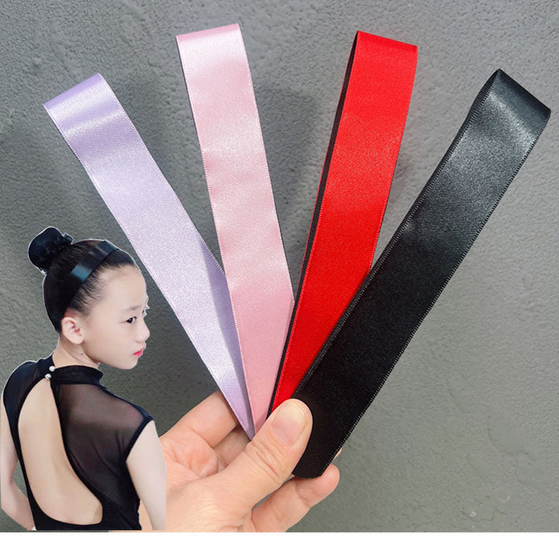 Children's magic sticker hair stirrup with a brownian Broken Hair Stickler Girl Dance Black Hair Clip Disc Hairdresser Hair Stirrup