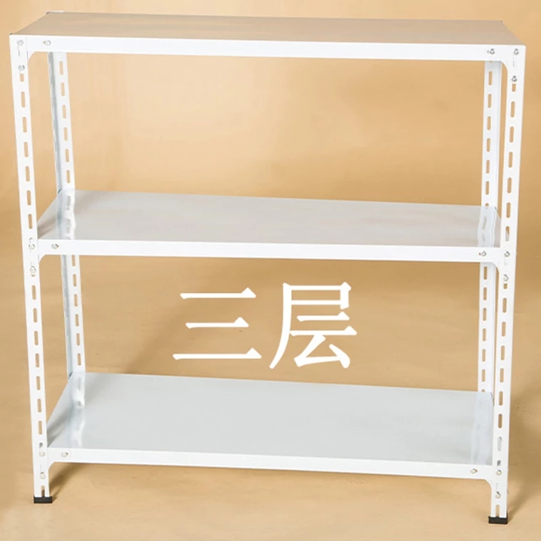 Triple Layer Small Shelving Home Almighty Angle Iron Shelf Living-room Kitchen Multifunctional Small Simple Thickened Display Shelf