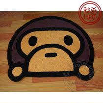 High-grade BAPE BABY MILO Yi ape semi-An round carpet floor mat lying treasure bedside coffee table window entrance