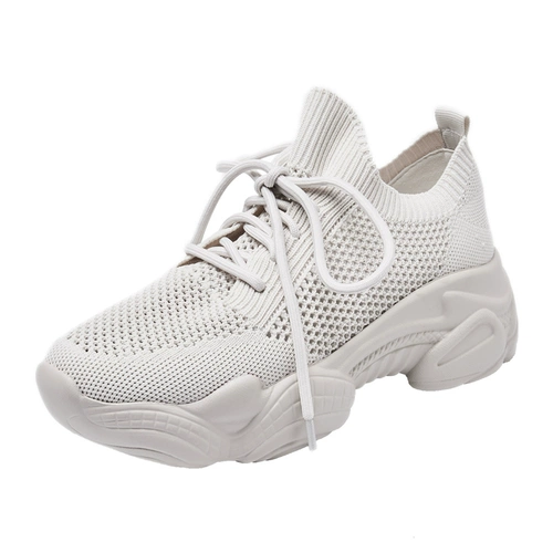 婥蕾 Дышащая универсальная спортивная обувь на платформе, коллекция 2023, популярно в интернете