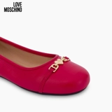 Женские балетки в форме сердца с этикеткой в форме сердца Love Moschino 25 