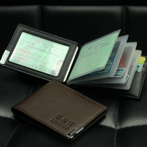 Легкий и тонкий прозрачный защитный чехол для водительских прав, картхолдер