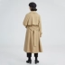 Thời trang mùa xuân của phụ nữ có thể tháo rời khâu áo len bằng len áo khoác mslan BCA212301 - Trench Coat
