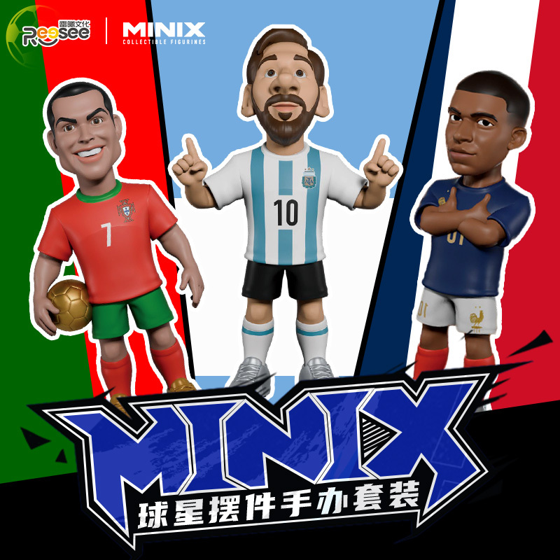 2026 New Minix Football Star Figure Set Cristiano Ronaldo Messi French Team Uniform Collection Model Fan Supplies 2026 New Minix Football Star Figure Set Cristiano Ronaldo Messi French Team Uniform Collection Model Fan Supplies