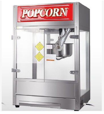 Manufacturer Direct 16 Anse Stainless Steel Fully Automatic Popcorn Machine Cinema Spherical automatic Oil-pumping Exploits for Commercial-Taobao
