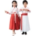 Trang phục trẻ em mới được cải tiến Hanfu Guoxue cho trẻ em sân khấu Khổng Tử đọc sách về trang phục thiếu nhi - Trang phục