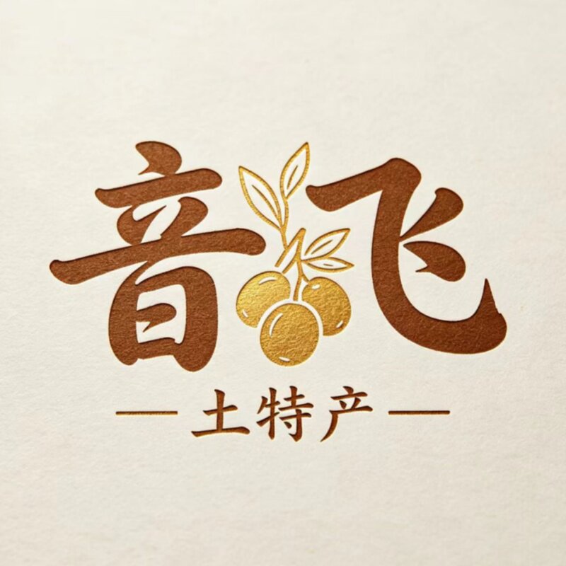 云龙长新音飞农特产品店的LOGO