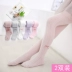 Trẻ em vớ mùa hè mỏng cô gái quần lót lớn trẻ em xà cạp bé nhảy trắng vớ cotton lưới - Vớ