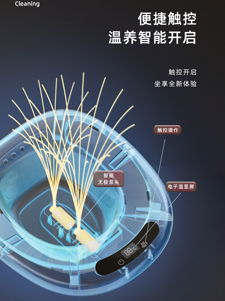 Electric Bidet Hemorrhoids Special Postoperative Flushing Female Gynecological Bubble Medicine Male Shallow Toilet Potassium Permanganate Cleaning Artifact