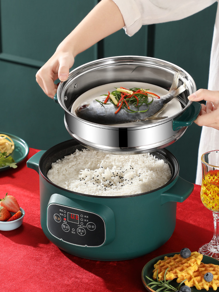 [Automatic Power Off]Multifunctional Insulated Food Cover, Multi-Layer Household Electric Steamer, Winter Cold Dish Box, Electric Heating Device