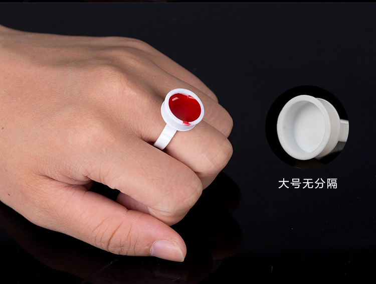 Hình xăm màu cốc dùng một lần vòng nhựa cốc 100 màu chất liệu máy khung cung cấp hình xăm công cụ đầy đủ - Các công cụ làm đẹp khác cọ trang điểm tốt