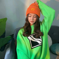 WE11DONE TRACK Block WELLLDONE American High Street Loose Tide Male Round Collar Sweater Sweatshirt Woman Winter