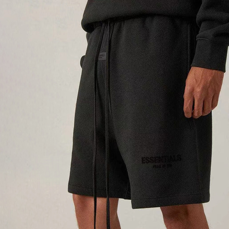 Fog Miki Essentials Trendy Brand Sports Pure Cotton Loose Five-Point Shorts Casual Shorts Men's Summer Outerwear