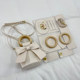 Summer New DIY Bow-Knot Bucket Bag Trendy LAOSHU Handmade Weaving Material Kit Gift for Girlfriend