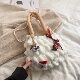 Christmas Marshmallow Cloud Bag Handmade Knitted Bag LAOSHU Strawberry Bear DIY Material Kit Gift for Girlfriend
