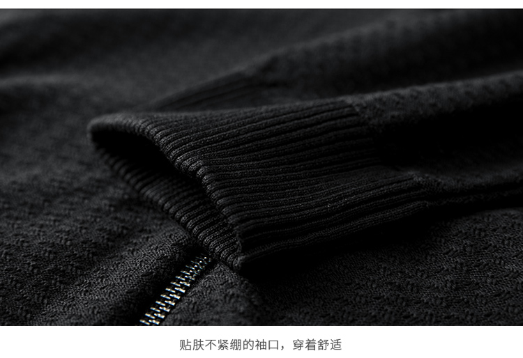 Hàng ngàn con hạc giấy nam áo len 2018 nam thanh niên đan áo len thời trang áo len cotton đen 5021 vest nam