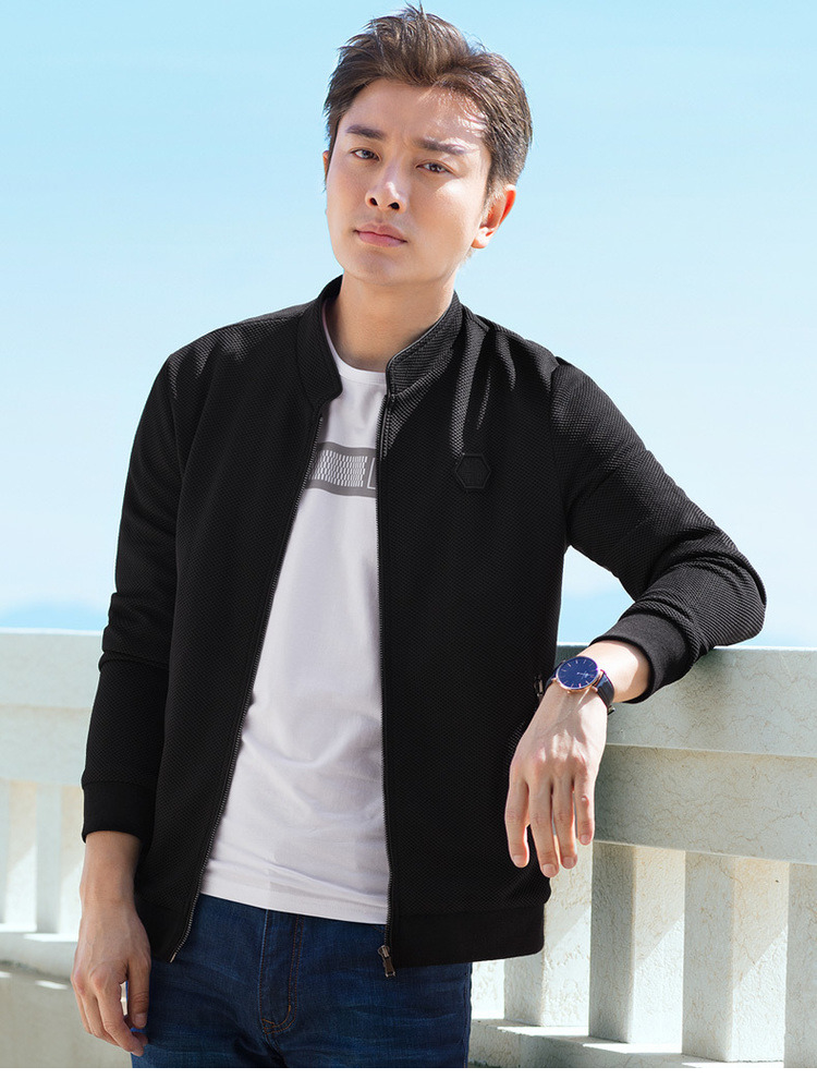 Blouson homme QZHIHE    manches longues en Polyester - Ref 3116484 Image 11