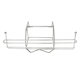 Supermarket roll bag holder hanging hand tear bag bag rack stainless steel plastic bag shopping bag bulk bag rack