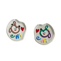 Sanfu girls cute pair of embossed cat ear clips fresh and elegant earrings earrings and accessories 833933