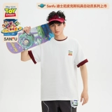 [Toy Story Joint] Sanfu 2026, летняя мужская футболка с тяжелым семейным портретом и короткими рукавами, 523798
