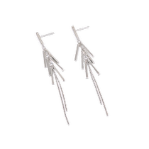 Sanfu casual simple multi-strip earrings pair temperament fashionable design earrings 834392