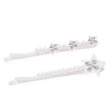 Sanfu girls heart strap cross one-word clip pair fresh temperament hair clip hair accessories headdress 833537