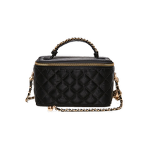 Sanfu Handbag Autumn Daughter of Gold Little Fragrant Lady Box Bag Crossbody Bag Commuting Womens Bag 489716