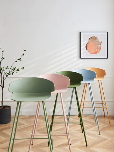 Современные бары кресло высокий стул, северный упрощенный планировщик креативные стойки регистрации